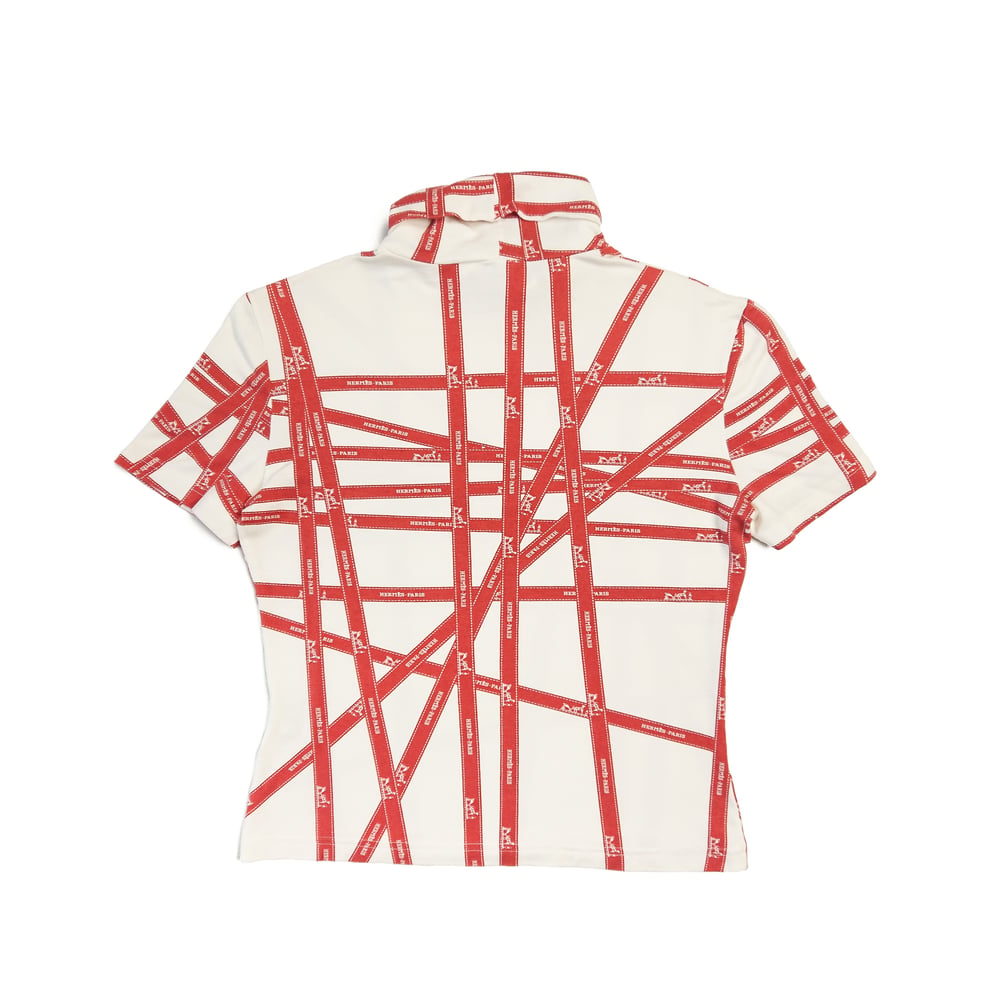 Image of Hermes Bolduc Ribbon T shirt 