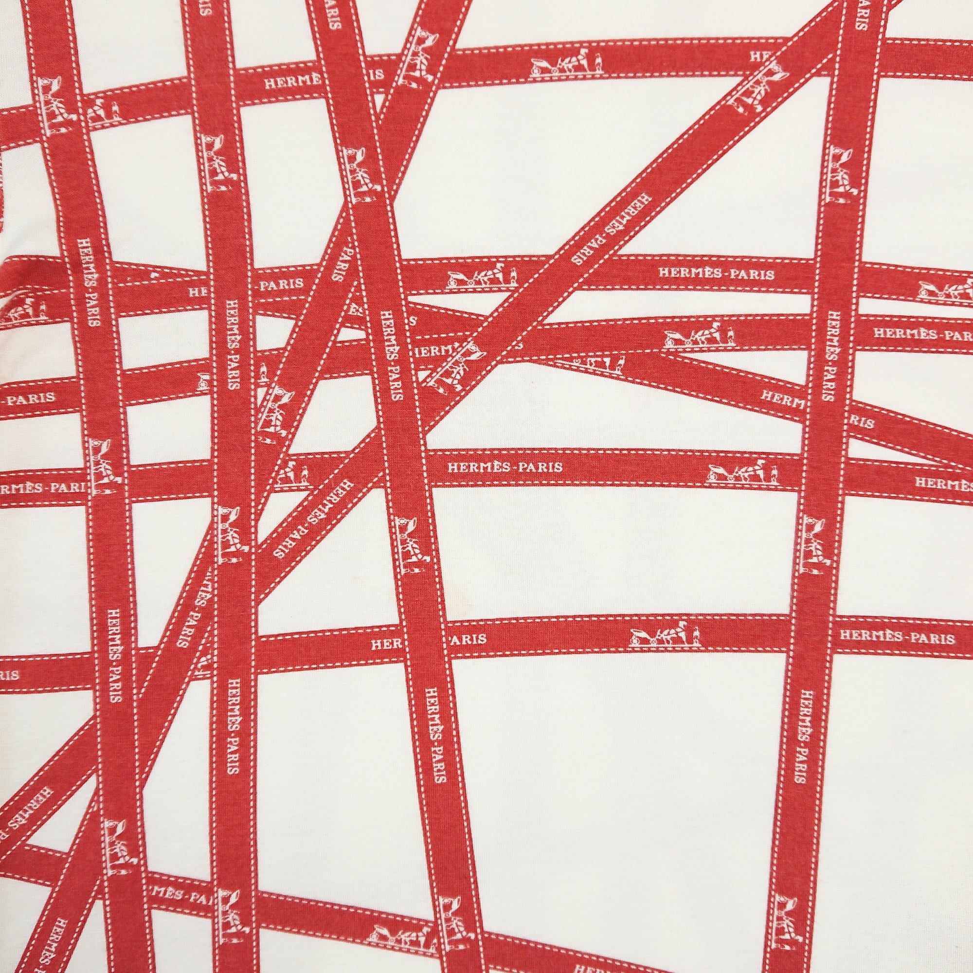 Image of Hermes Bolduc Ribbon T shirt 
