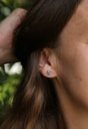 Of the earth leaf stud earrings (Made to order)