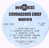 Image of COURAGEOUS CHIEF "WARPATH" EP *****SOLD OUT*****