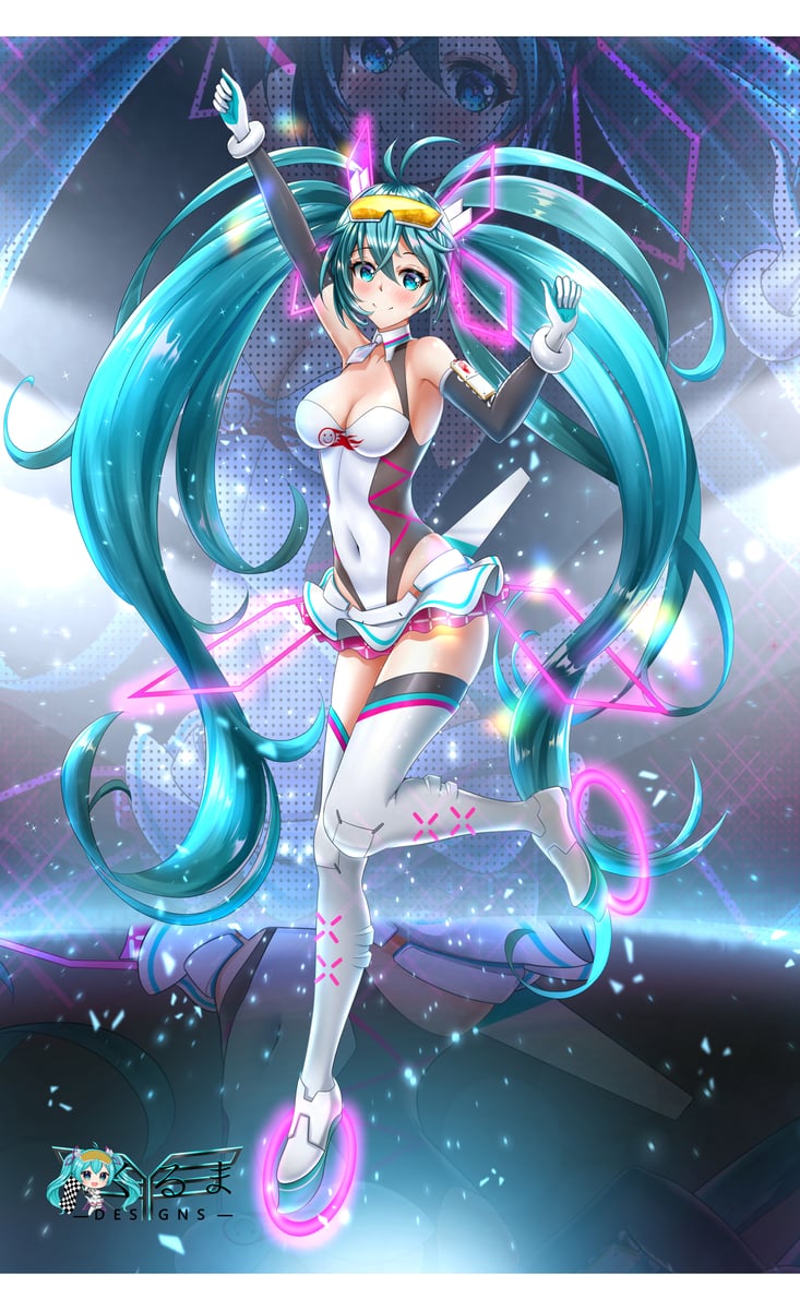 Hatsune Miku Wall Poster | Kurumadesigns