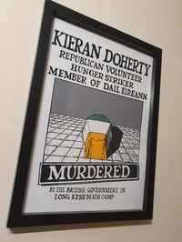 Image 1 of Kieran Doherty Murdered A3 Print.
