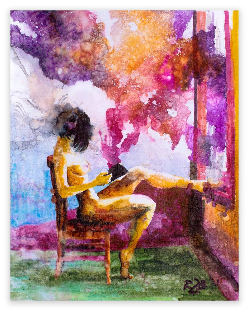 Image of ||| PRINT ||| - "The Universe Is Always More Beautiful Behind You" - Left Side