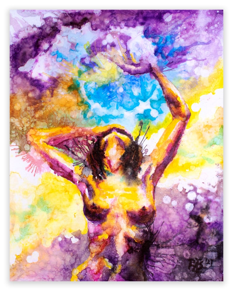 Image of ||| PRINT ||| - "The Universe Is Always More Beautiful Behind You" - Center