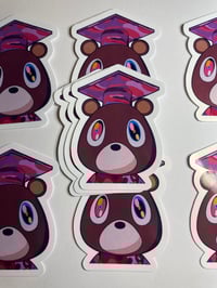 G r a d u a t i o n - Kanye Bear 2.5" Sticker