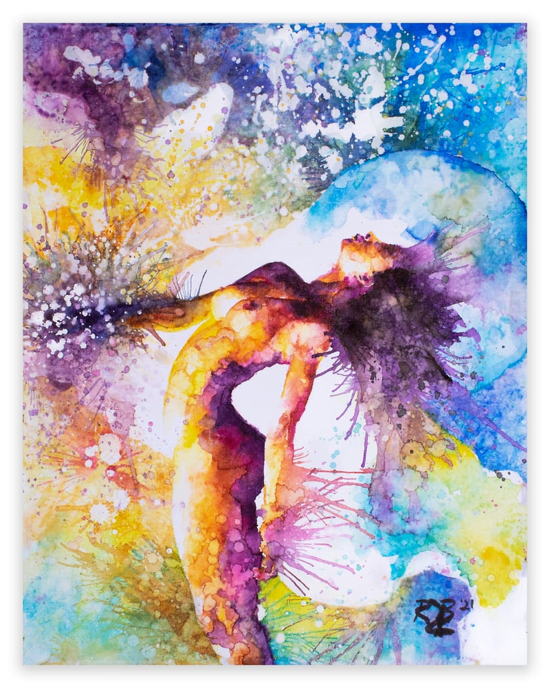 Image of ||| PRINT ||| - "The Universe Is Always More Beautiful Behind You" - Right Side