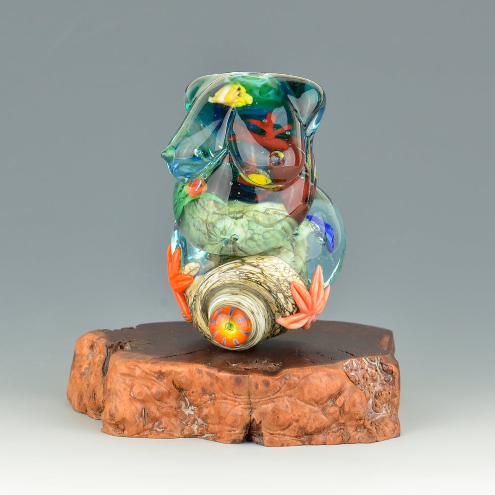 Image of XXXL. Mother Coral Reef Goddess #4 - Flamework Glass Sculpture