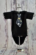 Image of The Black and Polka Dot Tie T