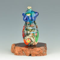 Image 1 of XXXL. Curvy Coral Reef Goddess - Flamework Glass Sculpture