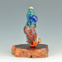 Image 4 of XXXL. Curvy Coral Reef Goddess - Flamework Glass Sculpture