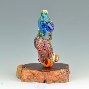 Image of XXXL. Curvy Coral Reef Goddess - Flamework Glass Sculpture