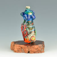 Image 5 of XXXL. Curvy Coral Reef Goddess - Flamework Glass Sculpture
