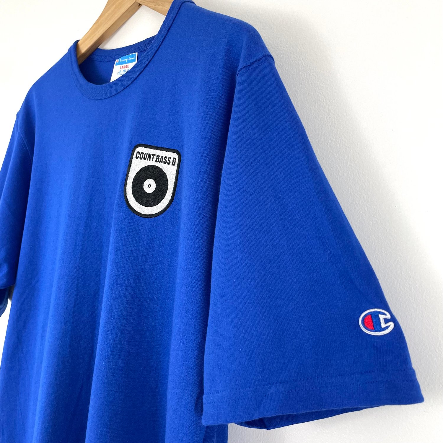 Royal Blue - Logo Embroidered - Champion T-Shirt