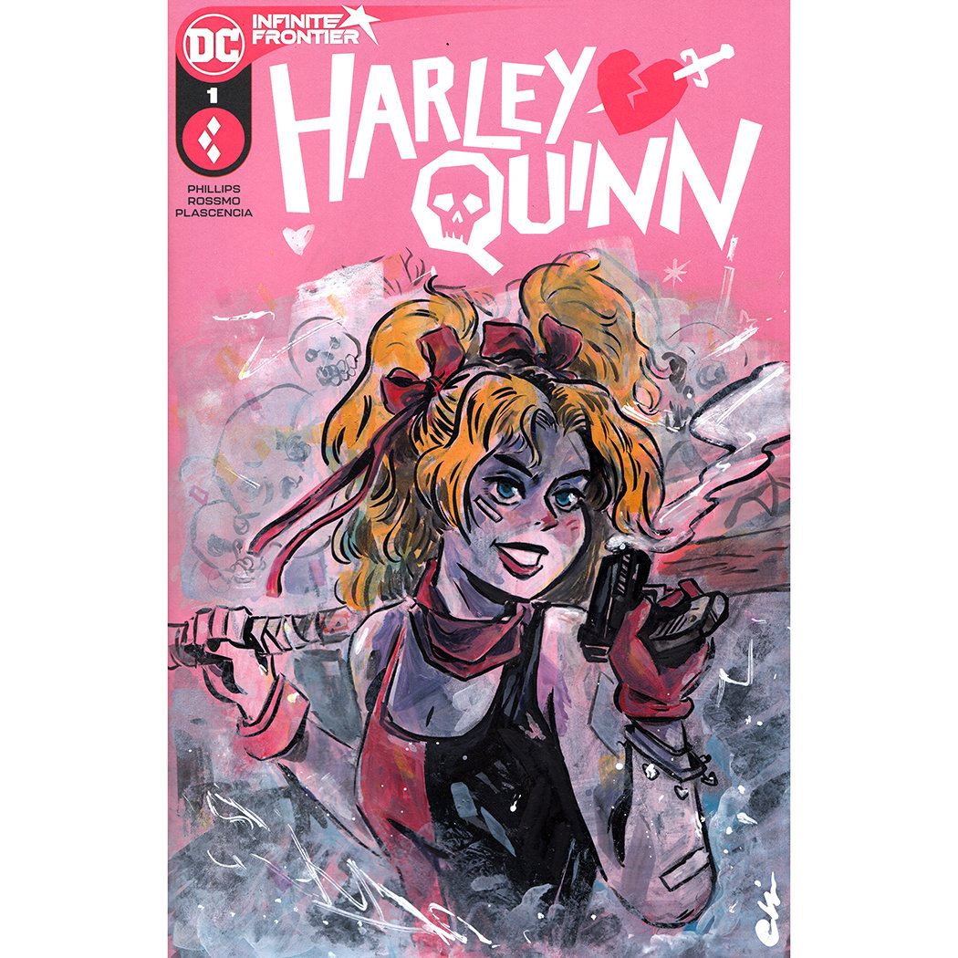 HARLEY QUINN #1 DAN MORA VARIANT SKETCH COVER NYCC 2022 EXCLUSIVE – SIGNED  | PaperFilms