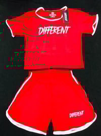 "DIFFERENT" BIKER SET (Red/White)