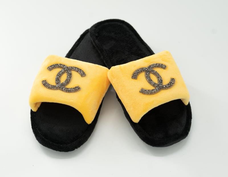 Designer slippers clearance