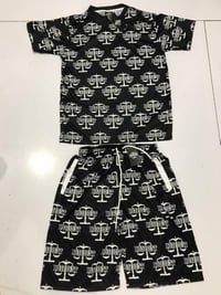 "DIFFERENT ALL OVER" SHORT SET (Black)