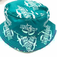 "DIFFERNT" BUCKET HAT (Teal)