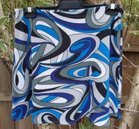 Kat skirt blue swirl