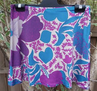 Image 2 of Blue/lilac floral Kat skirt