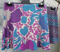 Image 3 of Blue/lilac floral Kat skirt