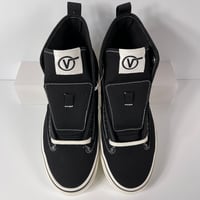 Image 2 of VANS SENTRY WC WOMENS HIGH TOP SHOES SIZE 7 BLACK WHITE WAFFLECUP LACE UP CANVAS NEW