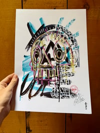 Image 5 of SKULLY TURQ Print 