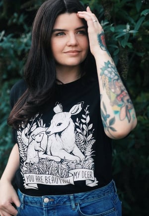Image of My Deer Organic T-Shirt ~ Black