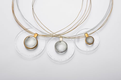 Image of "The Milky Way" silver pendant with rock crystal · CIRCUS CANDENS ·