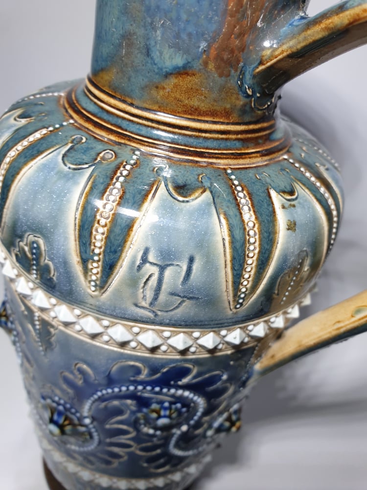 Image of Doulton Lambeth Lidded Jug