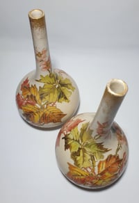 Image 3 of Doulton Lambeth Carrara Ware Pair Vases