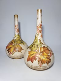 Image 1 of Doulton Lambeth Carrara Ware Pair Vases
