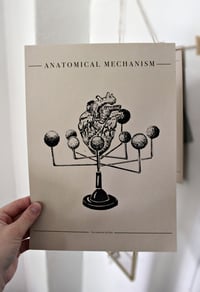 Image 1 of Print A6, A5, A4 et A3, "Anatomical Mechanism"