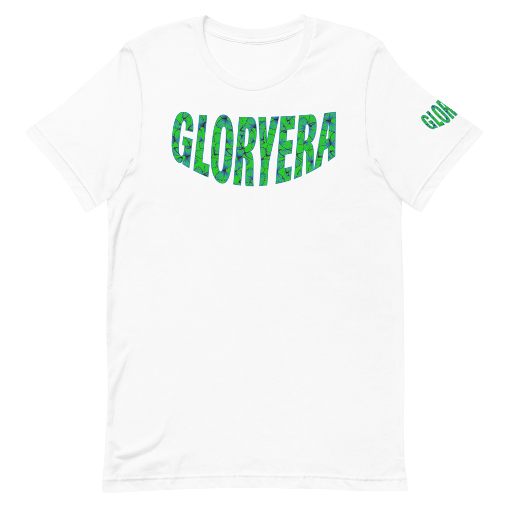 Image of GLORYERA® CREW TEE (MONARCHERY GREEN AND BLUE)