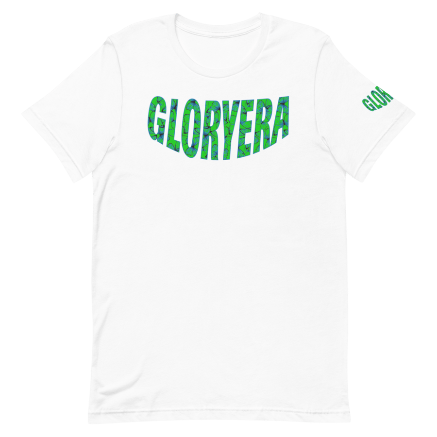 Image of GLORYERA® CREW TEE (MONARCHERY GREEN AND BLUE)
