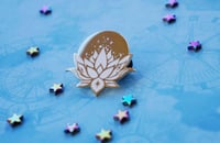 Image 3 of Lotus Moon Pin 