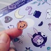 Witch sticker sheet
