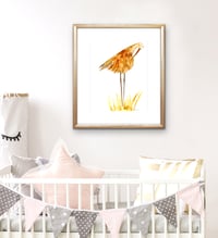 Image 2 of Limpkin Bird Art, Original Watercolor Painting