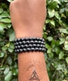 Matte black obsidian  (bracelet)