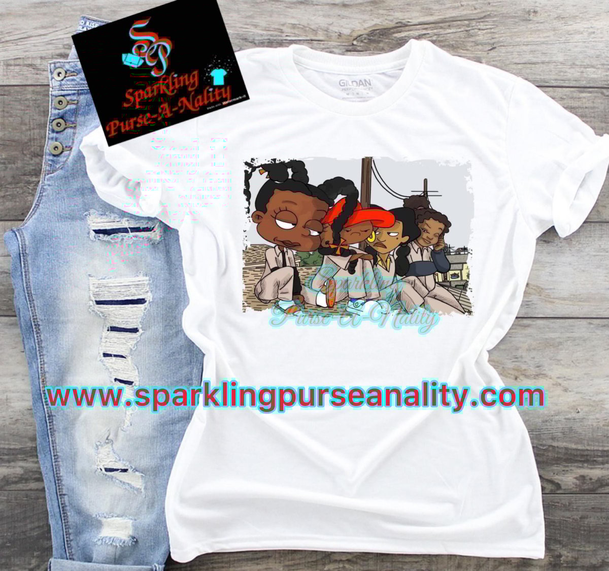 Image of Set It Off Cartoon Shirt