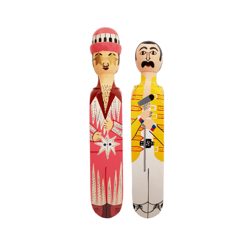Door Stop 'Legends Pack' Hand Painted Wood