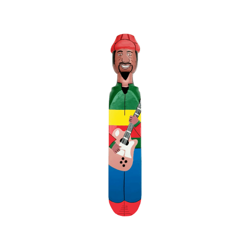 Door Stop 'Marley' Hand Painted Wood