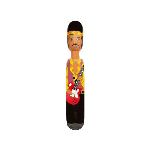Door Stop 'Hendrix' Hand Painted Wood