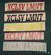 XCLSV LMNT Vinyl Stickers
