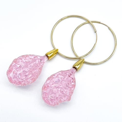 Image of Pink Bubble Dangles