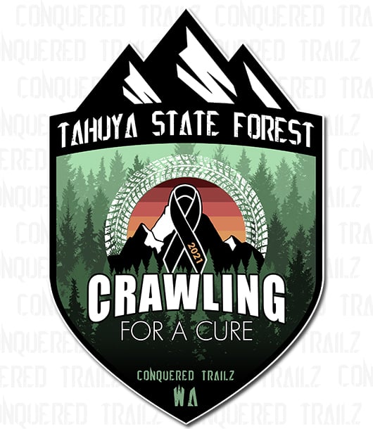 Image of Crawling for a Cure - Support Badge