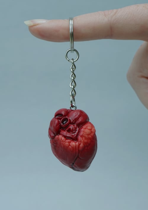 Image of Anatomical 'Like' keychain 