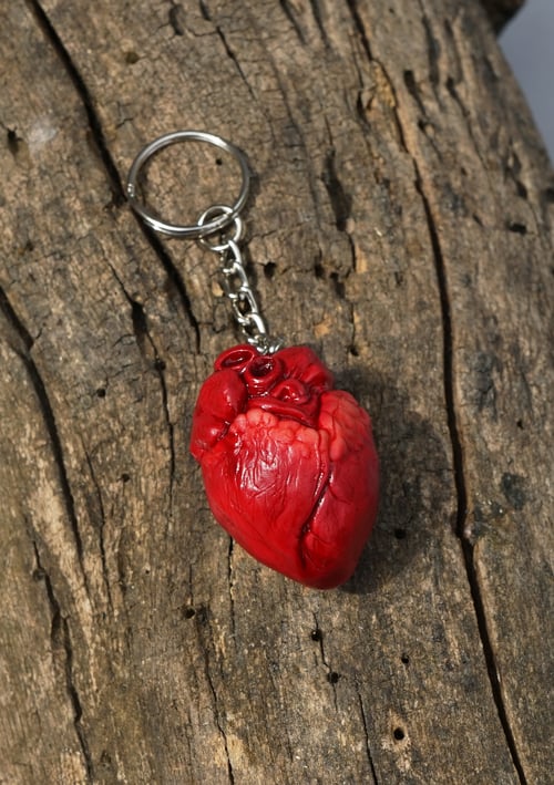 Image of Anatomical 'Like' keychain 