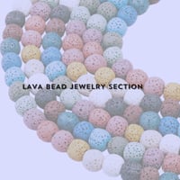 Lava Bead Handmade Jewelry