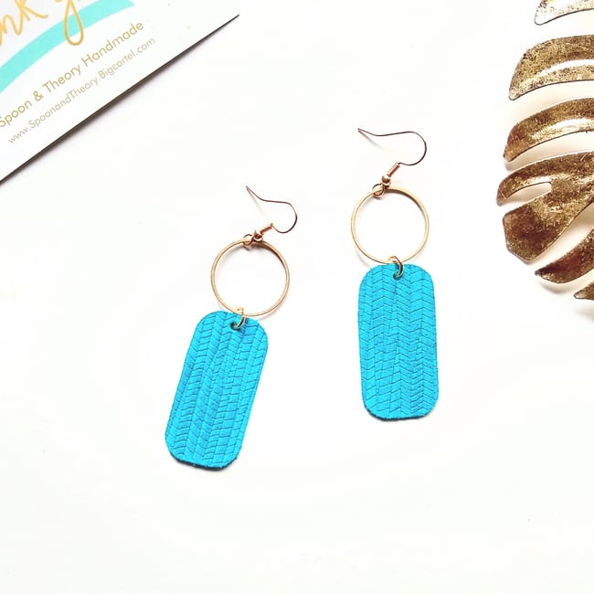 Ocean Suede Earrings